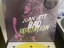 JOAN JETT Bad Reputation VG++ YELLOW VINYL in Shrink with HYPE STICKER #584
