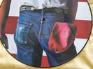 BRUCE SPRINGSTEEN  BORN IN THE USA    PICTURE DISC CBS 1186304. NEVER PLAYED