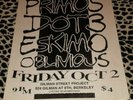 VINTAGE ORIGINAL 1987 PRIMUS DOT 3 STICKER FLYER 8.5X11 GILMAN ST PUNK RARE