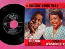 BROOK BENTON & DINAH WASHINGTON - A Rockin' Good Way - 45 rpm w/ Picture Sleeve