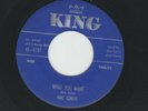 ROCKABILLY - MAC CURTIS - WHAT YOU WANT - A SUPER GUITAR ROCKER - HEAR 1958 KING
