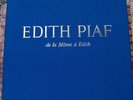 EDITH PIAF coffret 33t DE LA MOME à EDITH PREMIERS SUCCES 5 DISQUES 33T