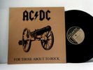 AC/DC LP For Those About To Rock we Salute You 1981   Atlantic acdc   vinyl