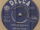 ADRIENNE POSTER*SOMETHING BEAUTIFUL*MOD*SOUL*THE DECCA LABEL*LISTEN
