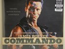 James Horner Commando Soundtrack Vinyl 2LP Bone & Eyeblack White Black Splatter