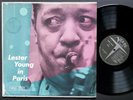 LESTER YOUNG In Paris LP VERVE RECORDS MG V-8378 US 1960 DG MONO
