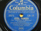 STEEL FOUNDRY/DNIEPOSTROI Orchestre Symphonique JULIUS EHRLICH 78rpm record 1933