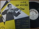 IGOR OISTRAKH recital BACH - VITALI - MOZART-KREISLER / LE CHANT DU MONDE
