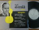 DAVID OISTRAKH recital LECLAIR - YSAYE - KHATCHATURIAN  / LE CHANT DU MONDE