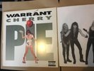 WARRANT Cherry Pie vinyl LP 1990 USA Press  Iron Maiden Metallica UFO