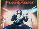 THIN LIZZY ALBUM LIVE AND DANGEROUS VINYL DOUBLE LP UK 1st PRESS EX+/EX+ COPY