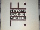 NEW ORDER FACT 50 1981 MOVEMENT LP RECORD Vinyl