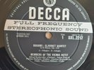 Brahms Wagner LP Clarinet Quintet UK Decca SXL 2297 WBg ED1 1st Press