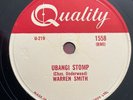 Warren Smith 78 Quality Canada Pressing U-218 ￼Ubangi Stomp, Blackjack Dave’s EX