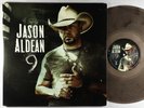 Jason Aldean  - 9  2xLP - Broken Bow Smoke Wax NM