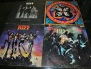 KISS (4) VG LP RECORD LOT: ALIVE /DESTROYER/ROCK N ROLL ALL OVER/DRESSED TO KILL