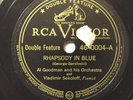 Vladimir Sokoloff, Camilla Williams, Al Goodman 78 rpm RCA Vic 46-0004 Gershwin