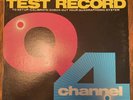 Test Record (To Set Up / Calibrate / Check Out Your Quadraphonic System) LP
