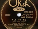 Louis Armstrong E+ 78: Home/All Of Me - Okeh 41552