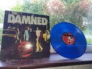 The Damned Machine Gun Etiquette Rare Original  Blue Vinyl With Inner Cover...