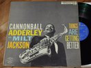 Cannonball Adderley Things Are Getting Better EX  1st Riverside lp Milt Jackson
