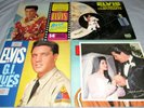 ELVIS PRESLEY; 4 LP Lot; CLAMBAKE (w/ Bonus Photo); GI BLUES; ALOHA FROM HAWAII