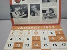 Columbia Records Vintage Paper  Catalog  1953  calander seasons greetings promo