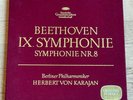 BEETHOVEN Symphony No.9 HERBERT VON KARAJAN 1960s TULIP DGG 2LP Box MINT
