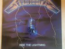 Metallica Ride The Lightning US LP 1984 Megaforce Label W/ Insert A1/A1 Pressing