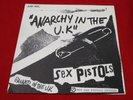 SEX PISTOLS Anarchy In The U.K (1977) original French pressing UK PUNK