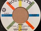 Northern Soul 45 Sarah Vaughan-Mama/One Mint Julep Roulette R&B Mod dancer HEAR