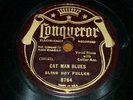BLIND BOY FULLER 78rpm Conqueror 8764 Cat Man Blues/Keep Away From my Woman 1936