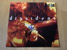 Pearl Jam signed X5 Dissident 7 inch vinyl record Eddie Vedder proof