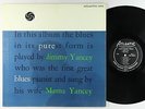 Jimmy Yancey & Mama Yancey - Pure Blues LP - Atlantic Black Label Mono DG