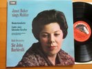 ASD 2338 ED1 FACTORY SAMPLE Janet Baker Sings Mahler Barbirolli NEAR MINT S/C