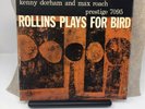 SONNY ROLLINS Plays For Bird LP PRESTIGE 7095 RVG DG MONO microgroove