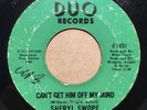 Soul 45 SHERYL SWOPE Can't Get Him Off My Mind / How You Feel DUO listen