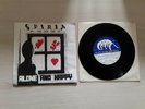 RARE 80S SYNTH POP ..SPIRIT LEVEL - ALONE AND HAPPY IN PIC COVER