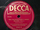 78 RPM till eulenspiegel's merry pranks Otto Klemperer philharmonic orch DECCA M