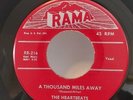 Heartbeats  A THOUSAND MILES AWAY / OH BABY DON'T (DOO WOP 45) #216 PLAYS VG++