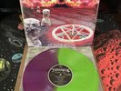 Morbid Angel Domination LP FDR Ink Split Green/Purple Mixed Vinyl Record NEW