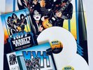 KISS 2 LP WHITE VINYL VARSITY STADIUM TORONTO CANADA 1976 INCL.BOOK & POSTER