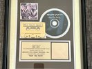 BON JOVI AUTHENTICATED RIAA GOLD AWARD PRESENTED TO BON JOVI FOR KEEP THE FAITH