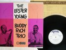 LESTER YOUNG/BUDDY RICH TRIO VERVE MV 2041 JAPAN PROMO VINYL LP