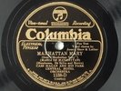 78rpm - Jazz - CASS HAGAN Park Central Orch: Manhattan Mary & Broadway