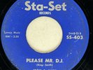 EDDIE & MARY Please Mr. D.J. Sta-Set Northern Soul R&B RARE 45 HEAR