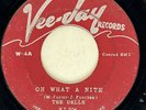 THE DELLS Oh What A Nite Vee-Jay Doo Wop R&B Japan Rare 45 HEAR