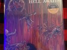 SLAYER HELL AWAITS LP ORANGE / BLACK SPLIT VINYL + LARGE POSTER