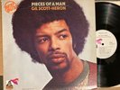 GIL SCOTT-HERON - PIECES OF A MAN - US FLYING DUTCHMAN LP vinyl repress VG+/VG