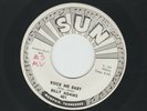ROCKABILLY BLUES  - BILLY ADAMS -   ROCK ME BABY  - HEAR  - 1966 PROMO SUN 401